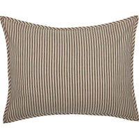 Thumbnail for Sawyer Mill Charcoal Ticking Stripe Standard Sham 21x27 VHC Brands - The Fox Decor