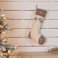 Hollis Stenciled Stocking 12x20 VHC Brands - The Fox Decor