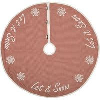 Thumbnail for Let It Snow Christmas Tree Skirt 48 VHC Brands - The Fox Decor