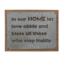 Thumbnail for In Our Home Metal Sign, 2 Asst. Valentine Decor CWI+ 