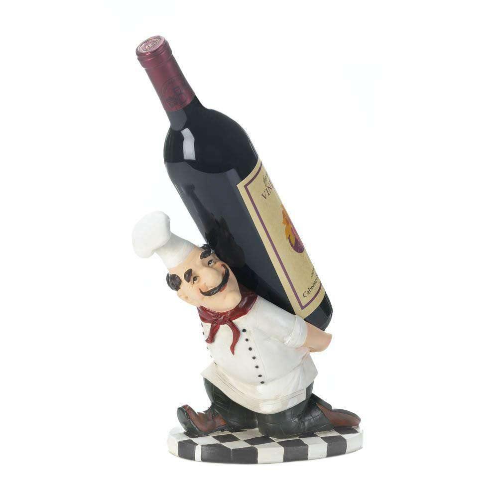 Italian Chefs Back Wine Holder
