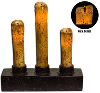 Thumbnail for Ivory Drip Candelabra Candlesticks CWI+ 