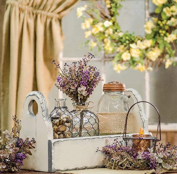 Ivory Flower Box - The Fox Decor