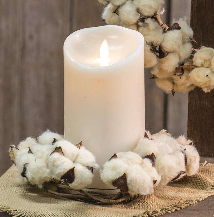 Ivory Luminara, 7" Pillars/Tealights/Votives CWI+ 