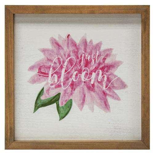 *Just Bloom Framed Easel, 2 Asst. Pictures & Signs CWI+ 