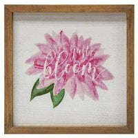 Thumbnail for *Just Bloom Framed Easel, 2 Asst. Pictures & Signs CWI+ 