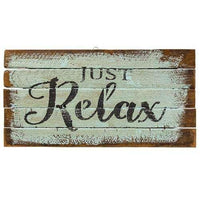 Just Relax Lath Sign - The Fox Decor