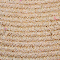 Thumbnail for Jute & Cotton Multi-colored Chindi Braided Rug Reversible - The Fox Decor