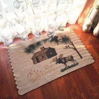 Thumbnail for Jute Door Mat Anti-Skip Dirtproof Kitchen Balcony Braided Mat rug The Fox Decor 