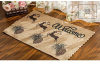 Thumbnail for Jute Door Mat Anti-Skip Dirtproof Kitchen Balcony Braided Mat rug The Fox Decor 