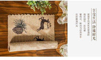 Thumbnail for Jute Door Mat Anti-Skip Dirtproof Kitchen Balcony Braided Mat rug The Fox Decor 