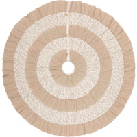 Carol Christmas Tree Skirt 60 VHC Brands - The Fox Decor