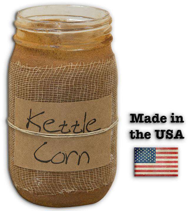 Kettle Corn Jar Candle, 16oz Jar Candles CWI+ 