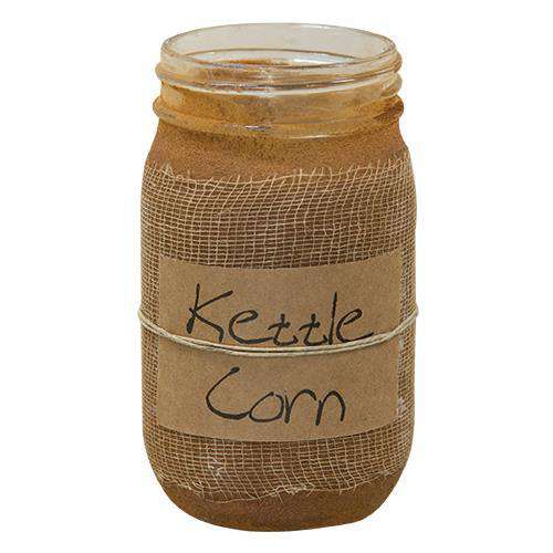 Kettle Corn Jar Candle, 16oz Jar Candles CWI+ 