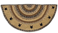 Thumbnail for Kettle Grove Stencil Star Half Rug - The Fox Decor