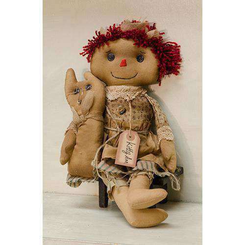 Kitty Ann Doll Country Dolls & Chairs CWI+ 