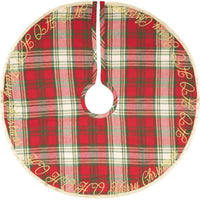 Thumbnail for HO HO Holiday Mini Christmas Tree Skirt 21 VHC Brands - The Fox Decor