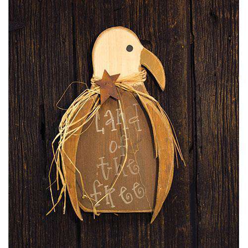 Land of the Free Hanging Bald Eagle Tabletop & Decor CWI+ 
