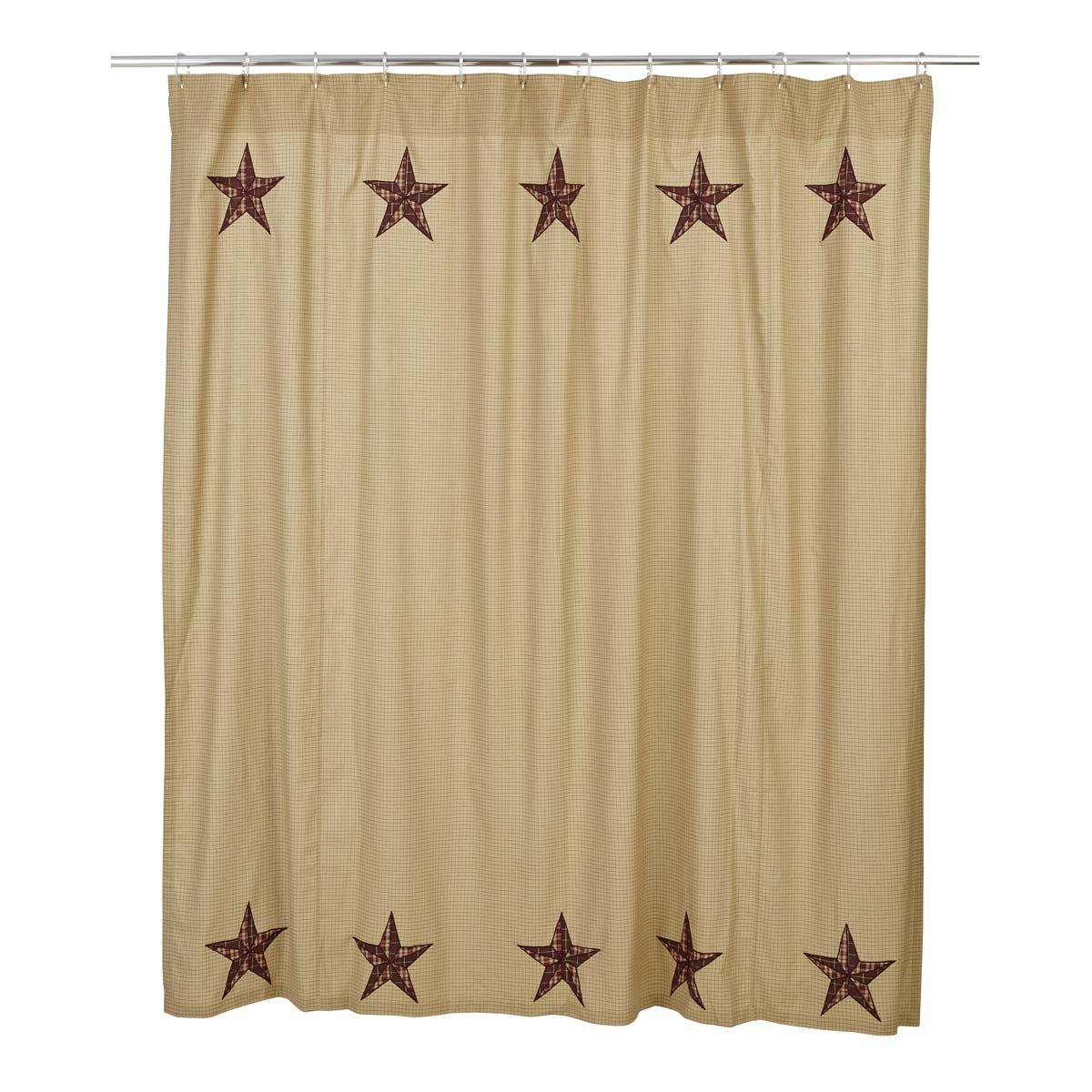 Landon Shower Curtain 72"x72" curtain VHC Brands 