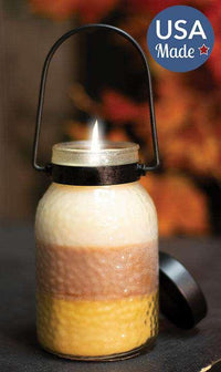 Thumbnail for Lantern Candle - Candy Corn - The Fox Decor