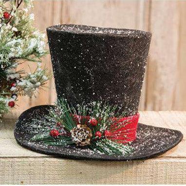 Large Black Top Hat Tabletop & Decor CWI+ 