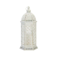 Large Cutwork Hexagon Lantern - The Fox Decor