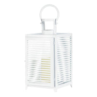 Large White Horizon Lantern - The Fox Decor