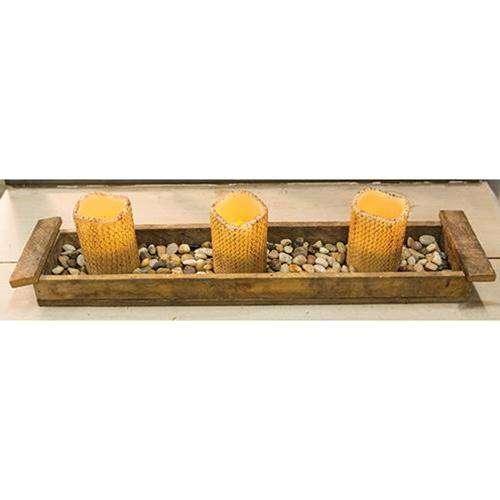 Lath Centerpiece Tray - The Fox Decor
