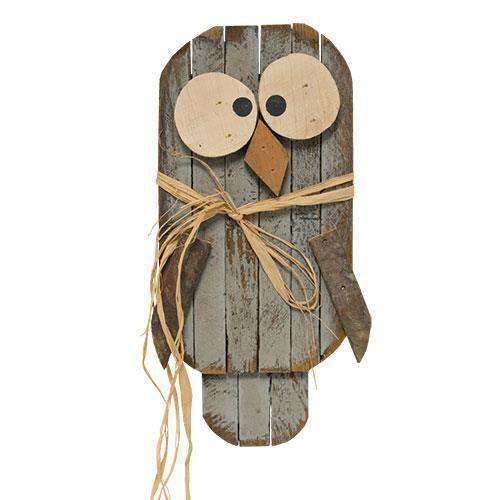 Lath Owl, 20" Spring Wall Decor & Signs CWI+ 