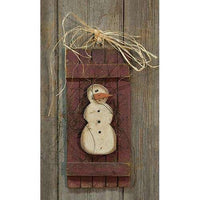 Thumbnail for Lath Snowman Shutter Wall Decor CWI+ 