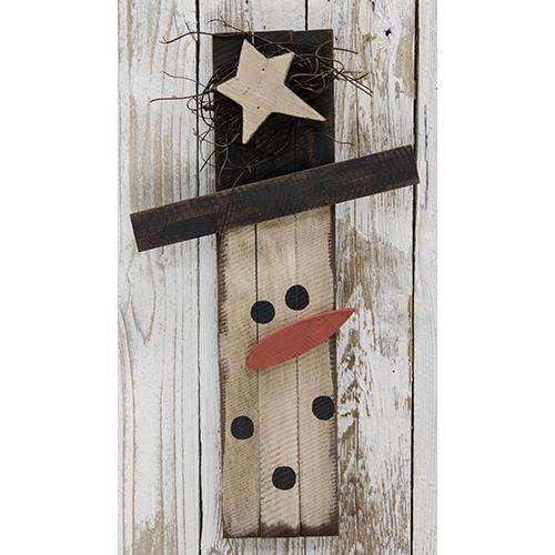 Lath Snowman Wall Decor CWI+ 