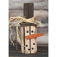 Lath Vertical Crate Snowman - The Fox Decor