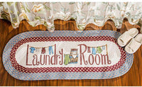 Thumbnail for Laundry Room/Welcome Door Anti-Slip Braided Rugs rug The Fox Decor 