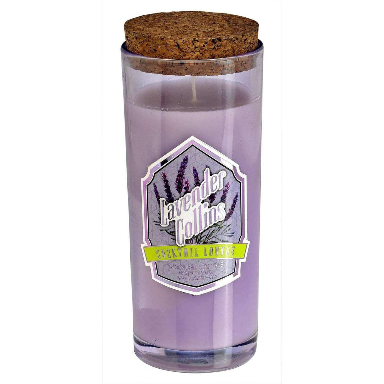 Lavender Collins Highball Scented Candle - The Fox Decor