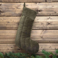 Thumbnail for Velvet Green Stocking 12x20 VHC Brands - The Fox Decor