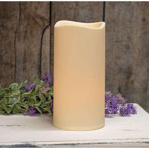 LED Bisque Finish Pillar, 6x12 - The Fox Decor