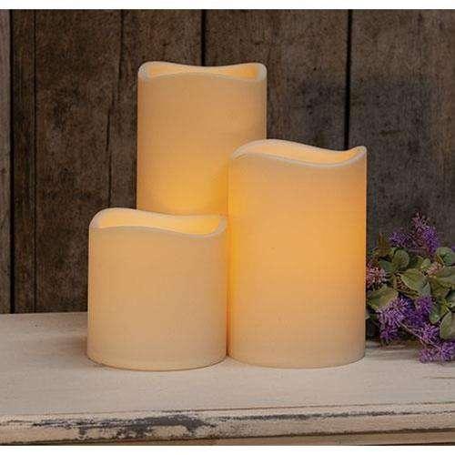 LED Bisque Finish Pillar, 6x12 - The Fox Decor
