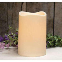 LED Bisque Finish Pillar, 6x9 - The Fox Decor