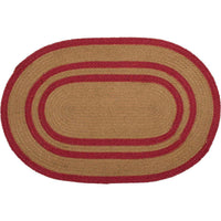 Thumbnail for Liberty Stars Flag Jute Braided Rugs Oval/Half Circle VHC Brands rugs VHC Brands 