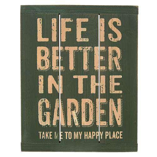 Life is Better Garden Sign - The Fox Decor