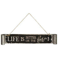 Thumbnail for Life Is Better on the Farm Galvanized Metal Sign General CWI+ 