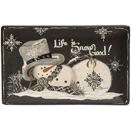 Life is Snow Good Tray - The Fox Decor