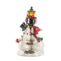 Thumbnail for Light Post Snowman Figurine - The Fox Decor
