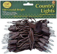 Thumbnail for Light Set, Brown Cord, 100ct Light Strands CWI+ 