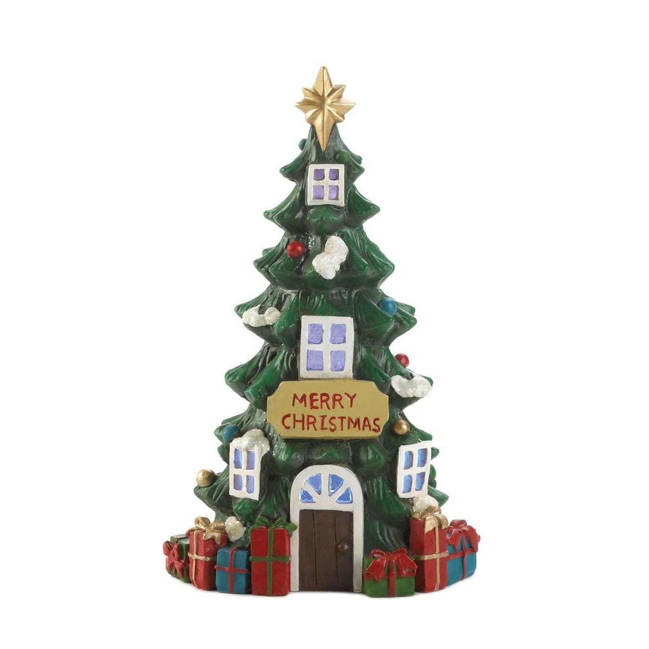 Light Up Christmas Tree House - The Fox Decor
