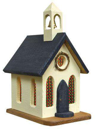 Lighted Church w/ Bell Saltbox Houses CWI+ 