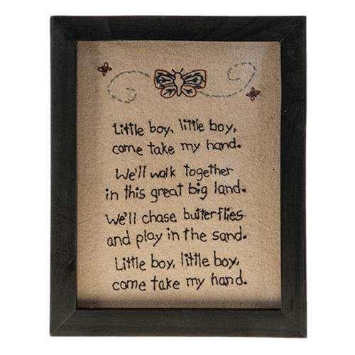 Little Boy Sampler - The Fox Decor