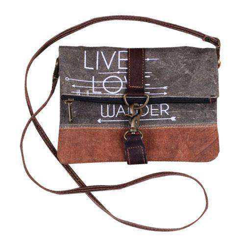 Live Love Wander Fold-Over Crossbody Purse Wearable / Accessories CWI+ 
