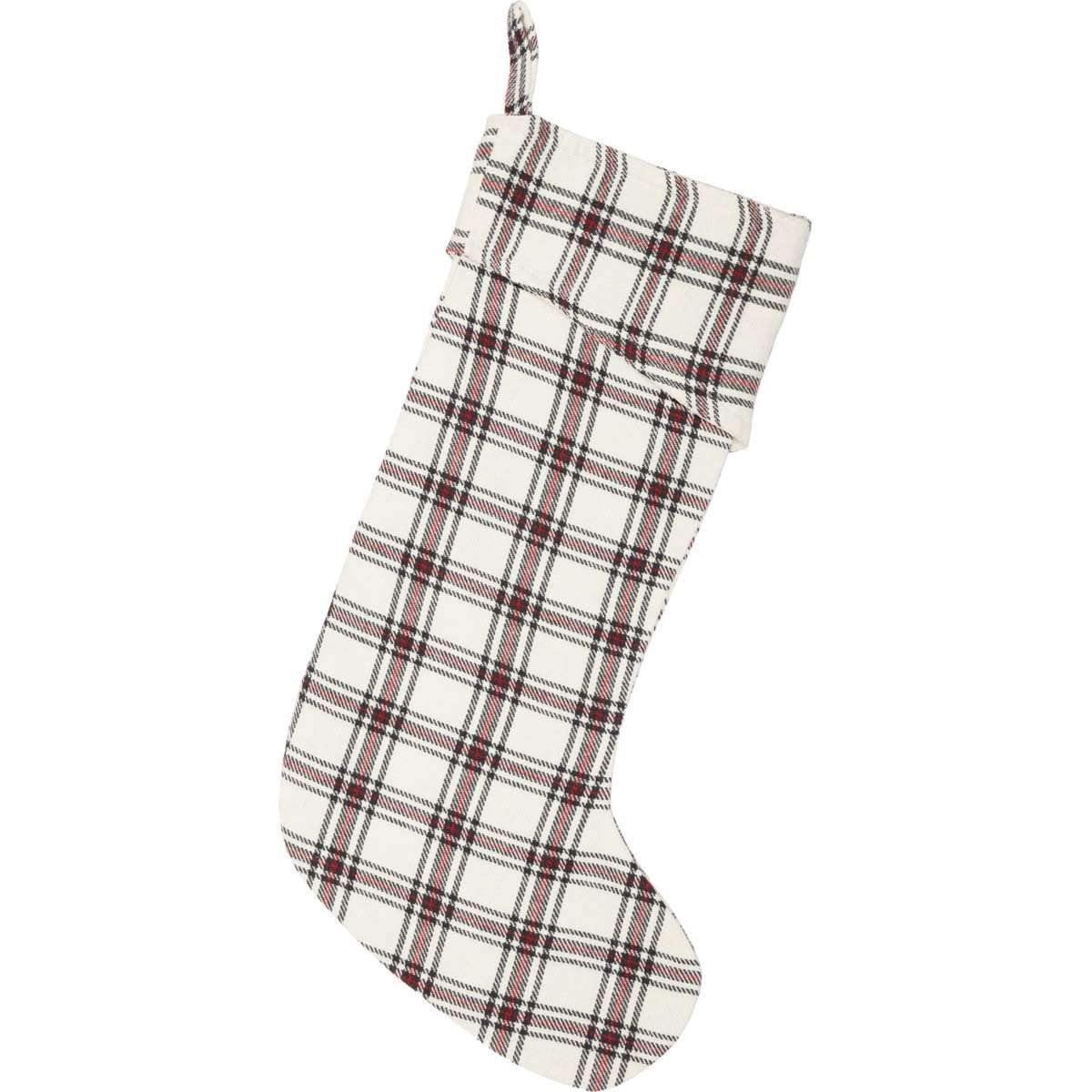 Amory Plaid Stocking 11x20 VHC Brands - The Fox Decor