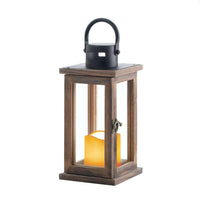 Thumbnail for Lodge Wooden LED Candle Lantern - The Fox Decor